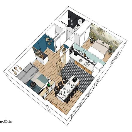 Ilunabarra - Appartement Calme, Vue Mer, Parking - WiFi&Netflix Ciboure Extérieur photo