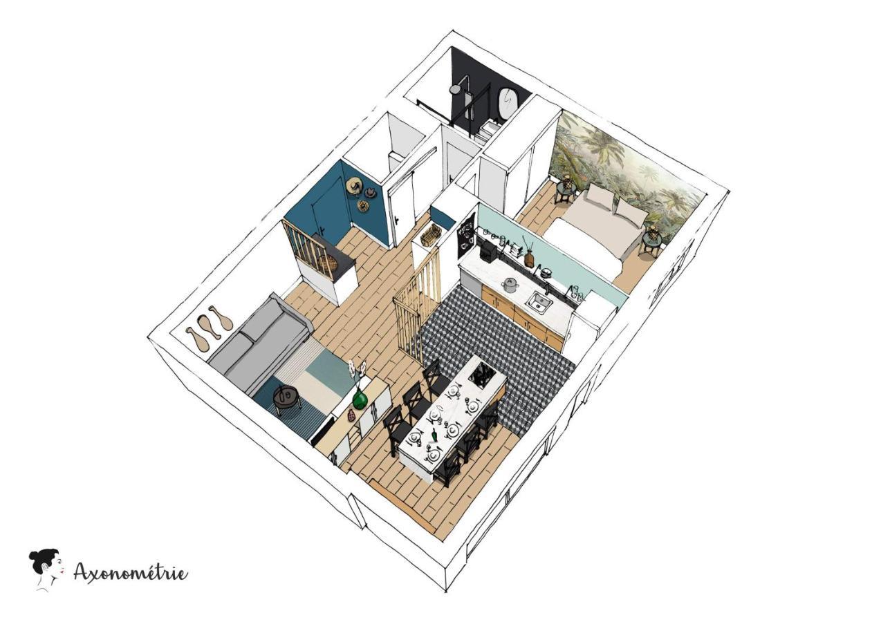 Ilunabarra - Appartement Calme, Vue Mer, Parking - WiFi&Netflix Ciboure Extérieur photo