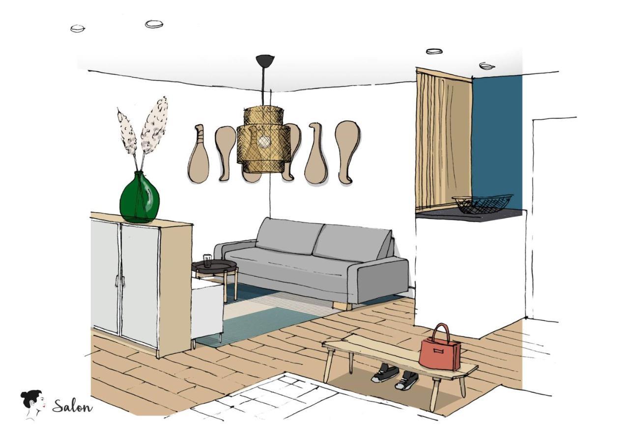 Ilunabarra - Appartement Calme, Vue Mer, Parking - WiFi&Netflix Ciboure Extérieur photo