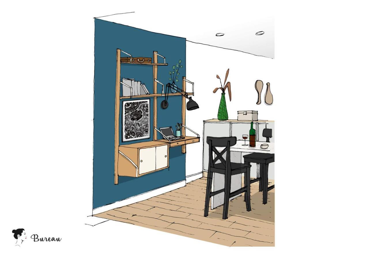 Ilunabarra - Appartement Calme, Vue Mer, Parking - WiFi&Netflix Ciboure Extérieur photo