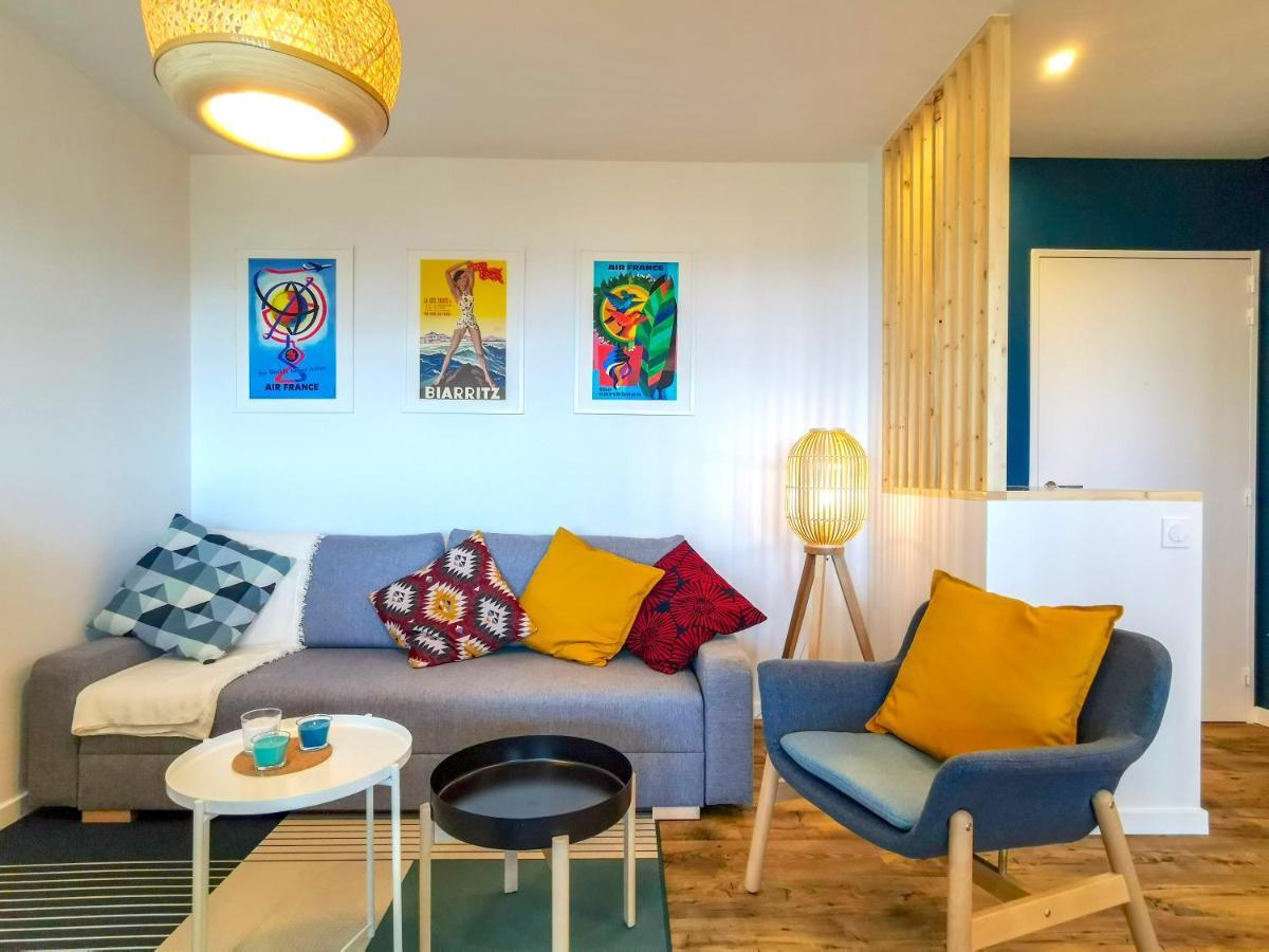 Ilunabarra - Appartement Calme, Vue Mer, Parking - WiFi&Netflix Ciboure Extérieur photo