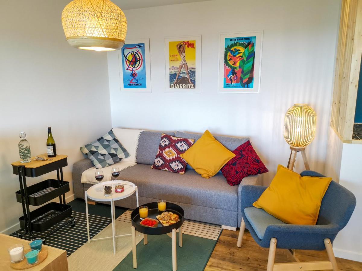 Ilunabarra - Appartement Calme, Vue Mer, Parking - WiFi&Netflix Ciboure Extérieur photo
