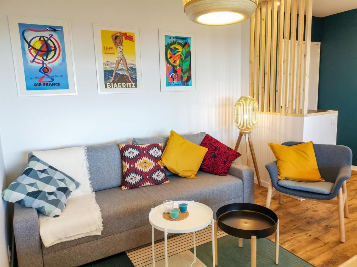 Ilunabarra - Appartement Calme, Vue Mer, Parking - WiFi&Netflix Ciboure Extérieur photo