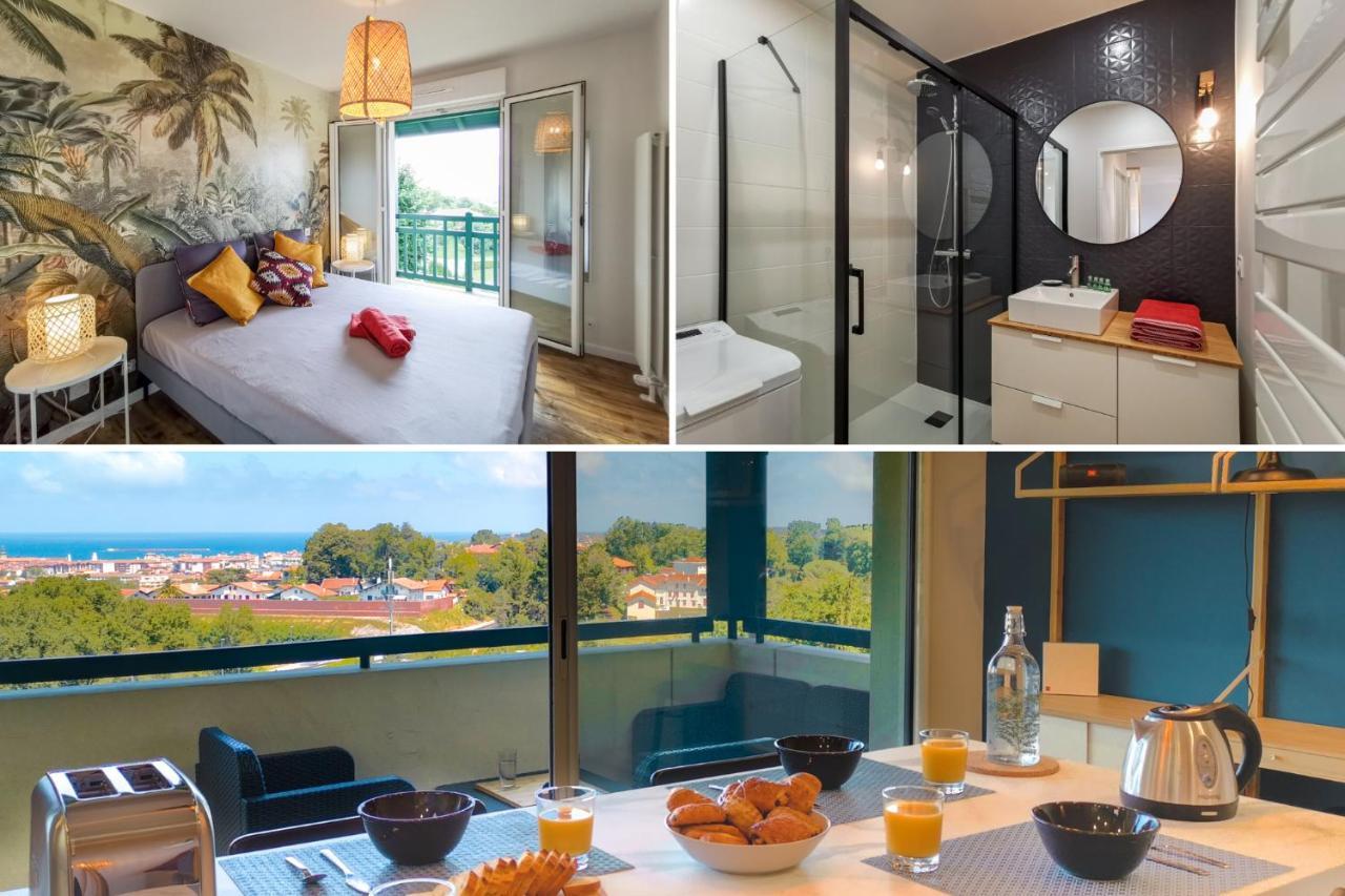 Ilunabarra - Appartement Calme, Vue Mer, Parking - WiFi&Netflix Ciboure Extérieur photo